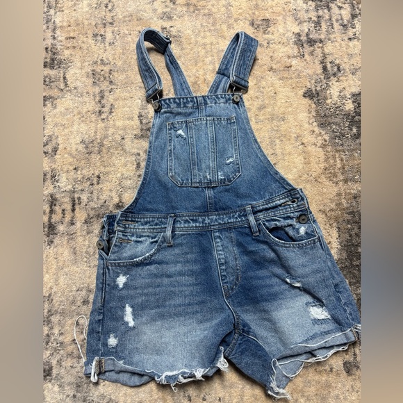 KanCan Blue Denim Women Jeans Overalls - Picture 1 of 2